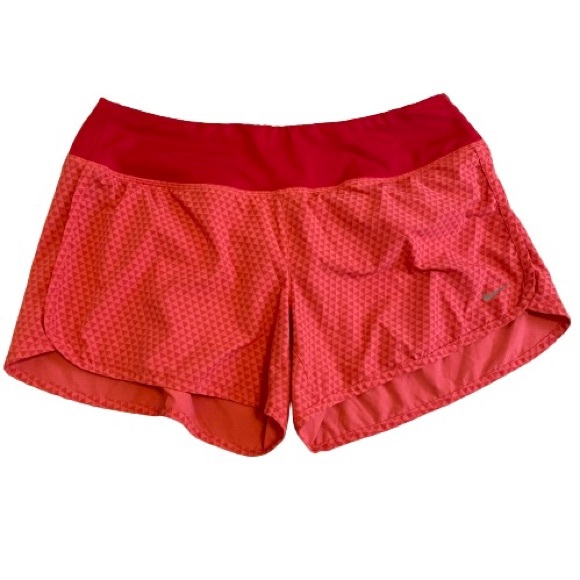 Nike Pants - NIKE running shorts, women’s Dri-Fit, lined, coral size medium, excellent shape
